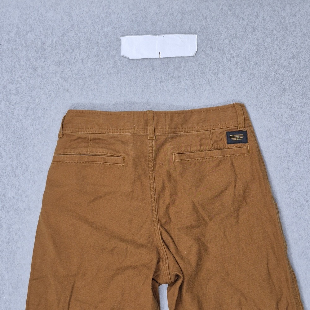 REI Co-Op Men Pants 28W X 32L Brown Trailsmith Double Knee Outdoor Hiking 30" - Picture 13 of 13